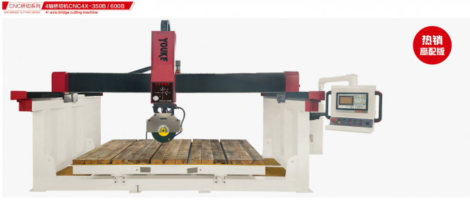 Automatic 4Axis CNC Stone Saw Bridge Saw Cutting Machine For Marble